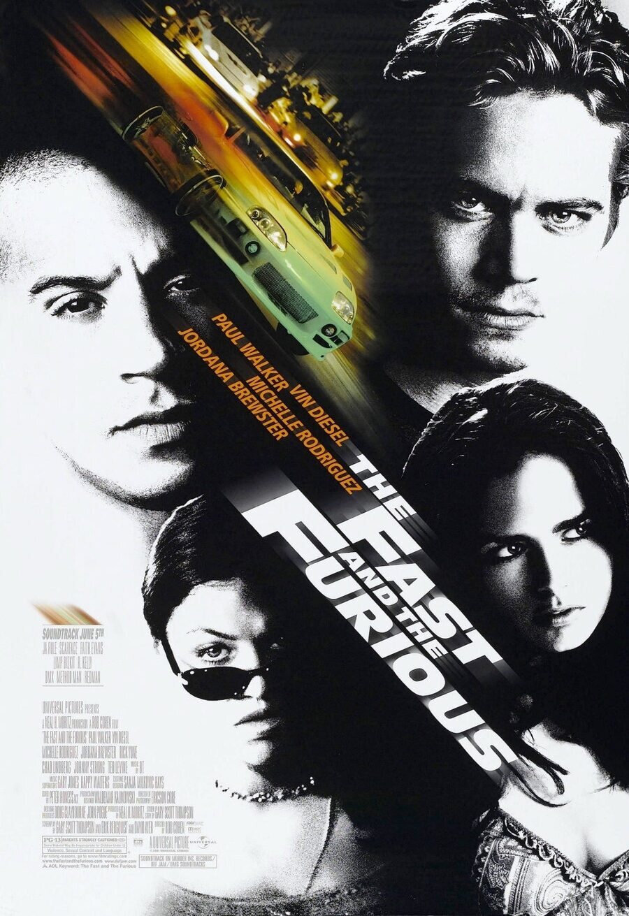 Cartel de The Fast and the Furious (A todo gas) - EEUU