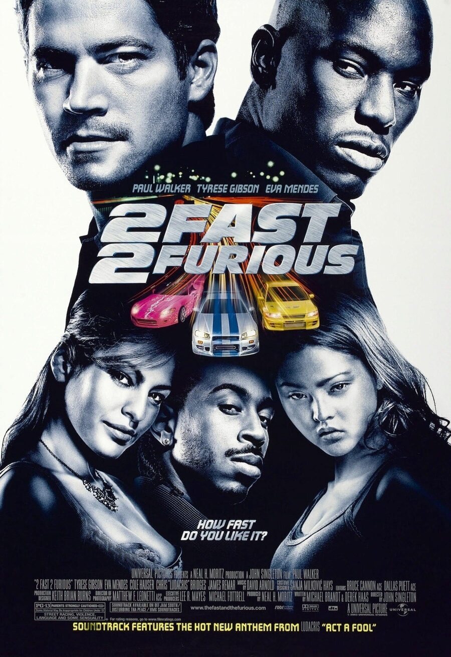 Cartel de 2 Fast 2 Furious (A todo gas 2) - EEUU