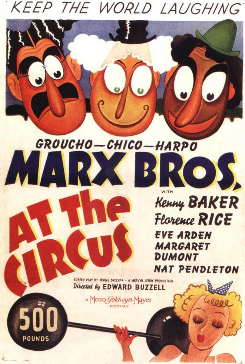 Cartel de Una tarde en el circo - EEUU