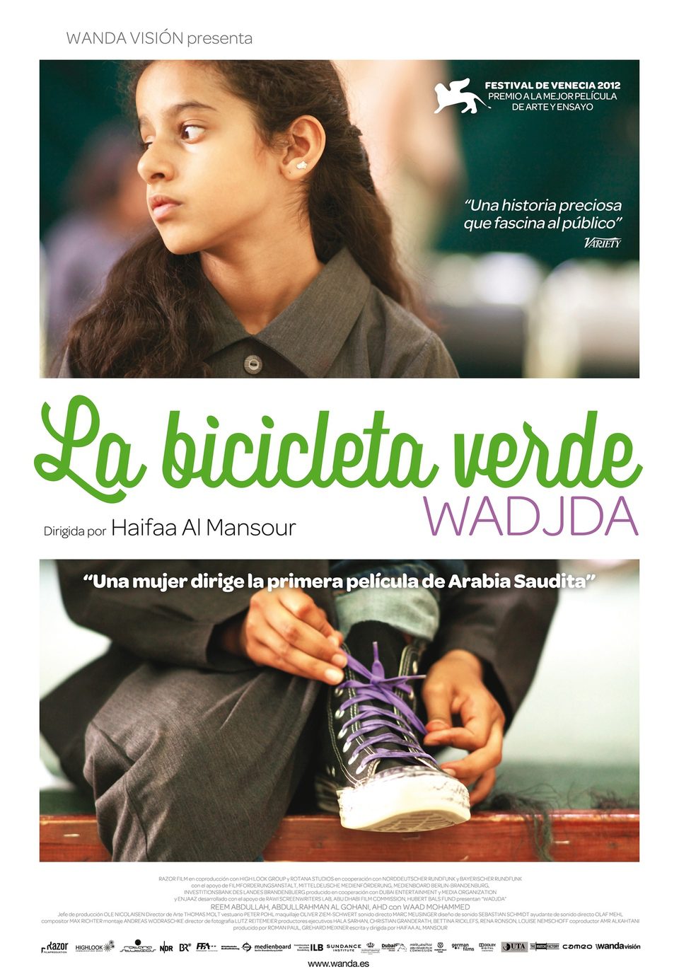 Cartel de La bicicleta verde - España