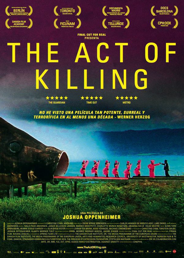 Cartel de The Act of Killing - España