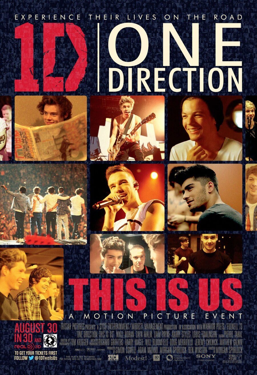 Cartel de One Direction: This is Us - EEUU