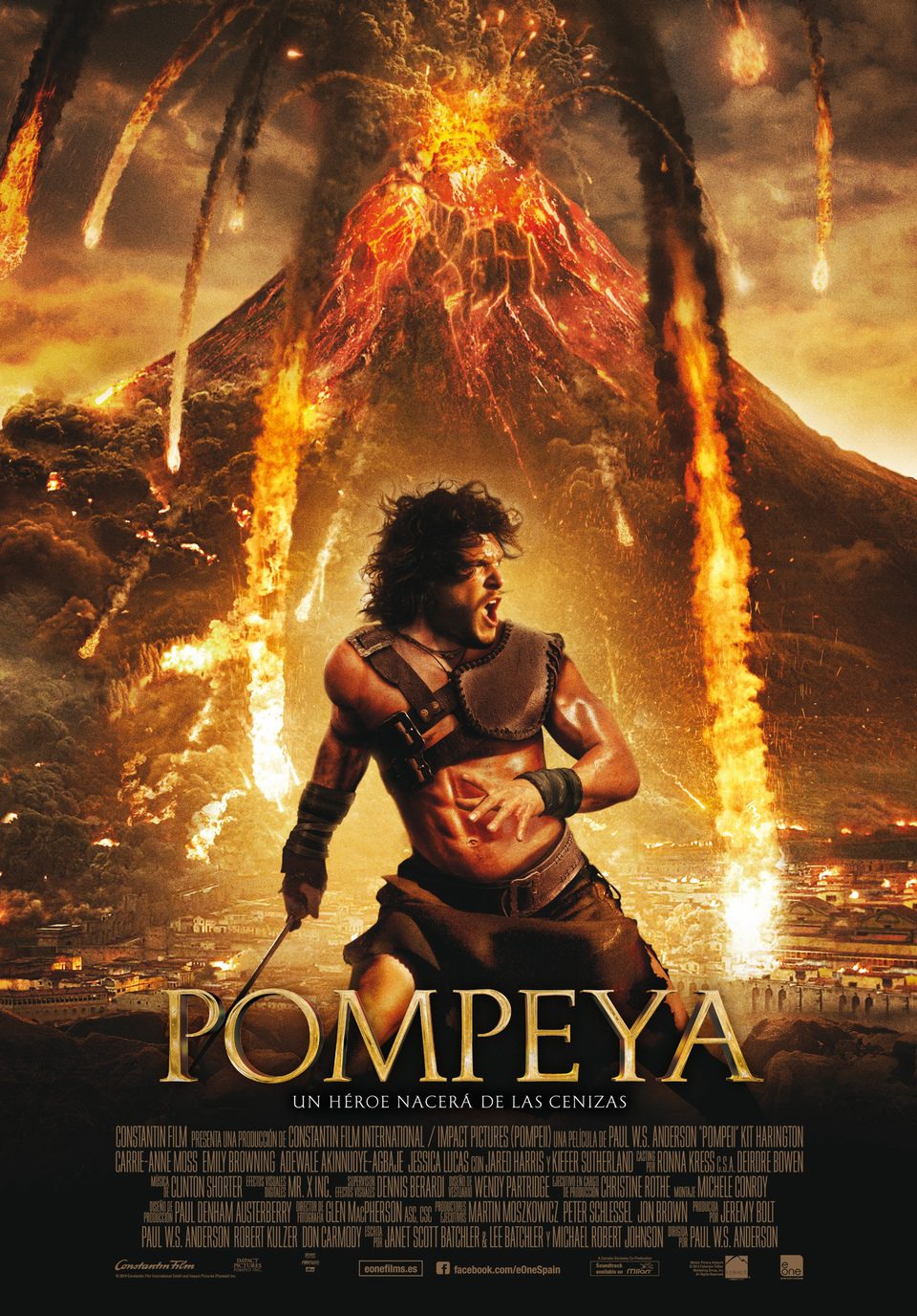 Cartel España de 'Pompeya'