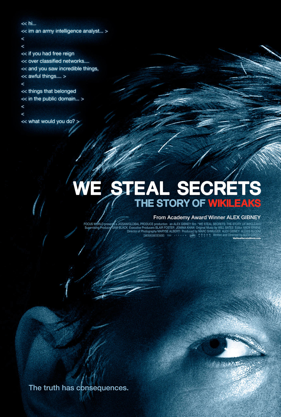 Cartel de We Steal Secrets: The Story of WikiLeaks - EEUU