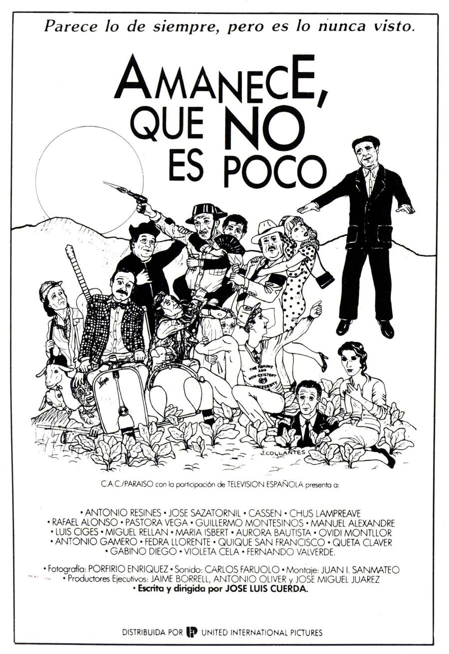 Cartel de Amanece, que no es poco - España