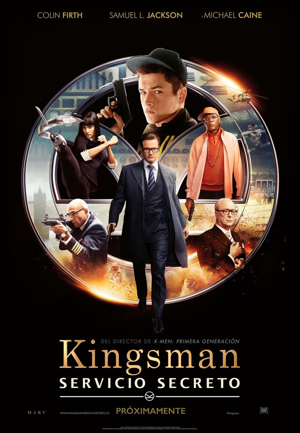 Cartel de Kingsman: Servicio Secreto - España