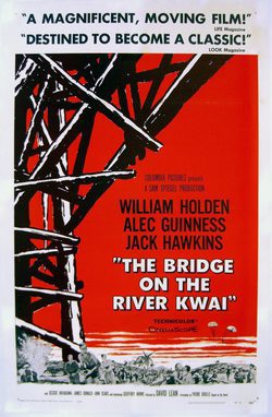 Cartel de El puente sobre el río Kwai