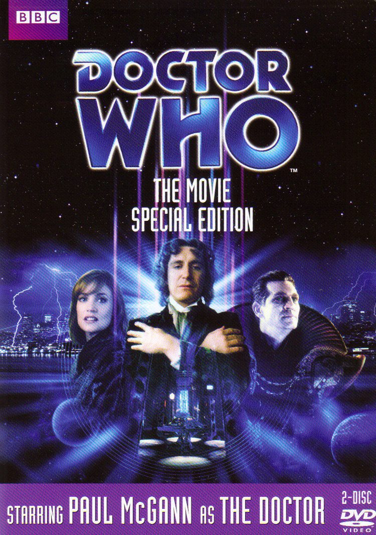 Cartel de Doctor Who: La película - DVD Reino Unido