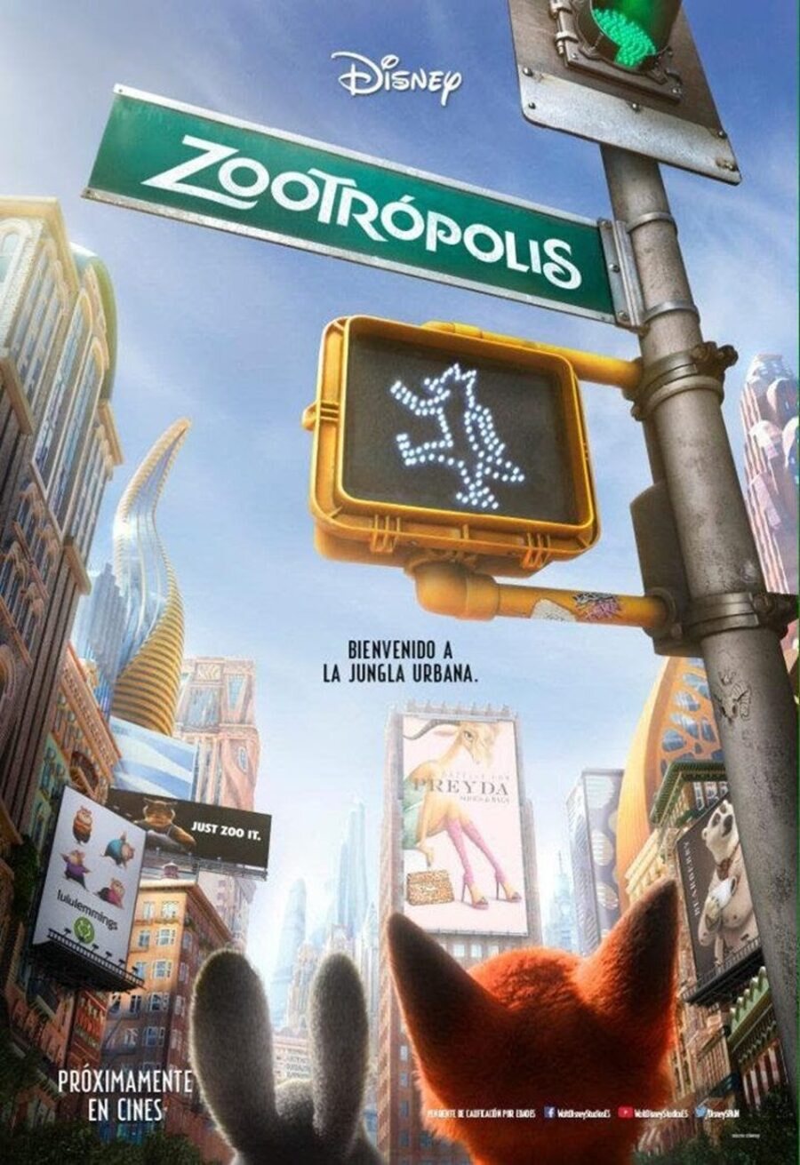 Cartel de Zootrópolis - España