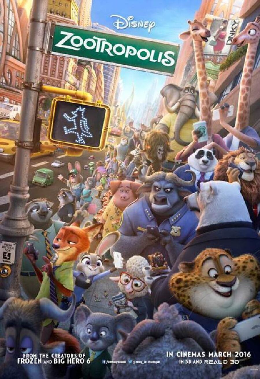 Cartel de Zootrópolis - UK
