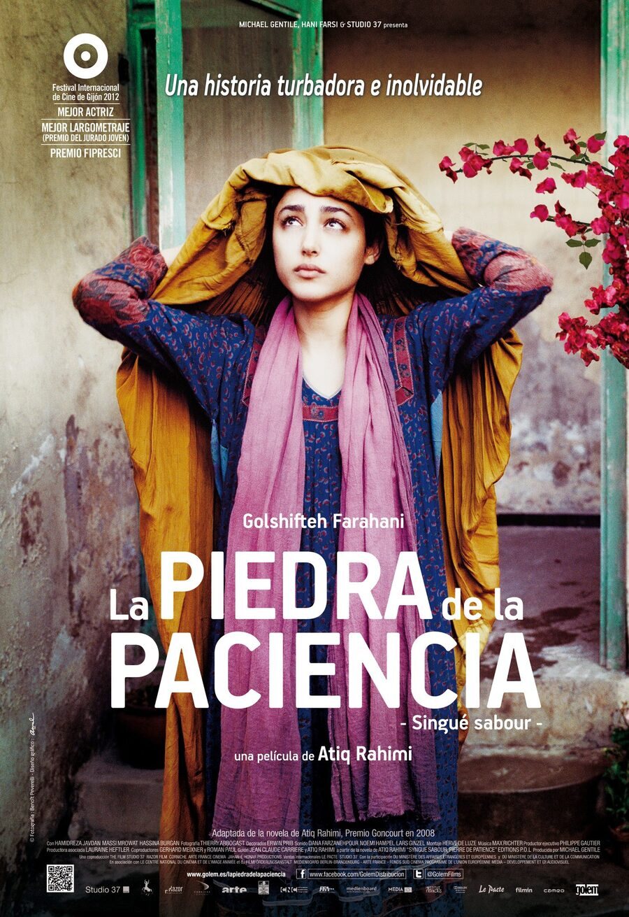 Cartel de La piedra de la paciencia - España