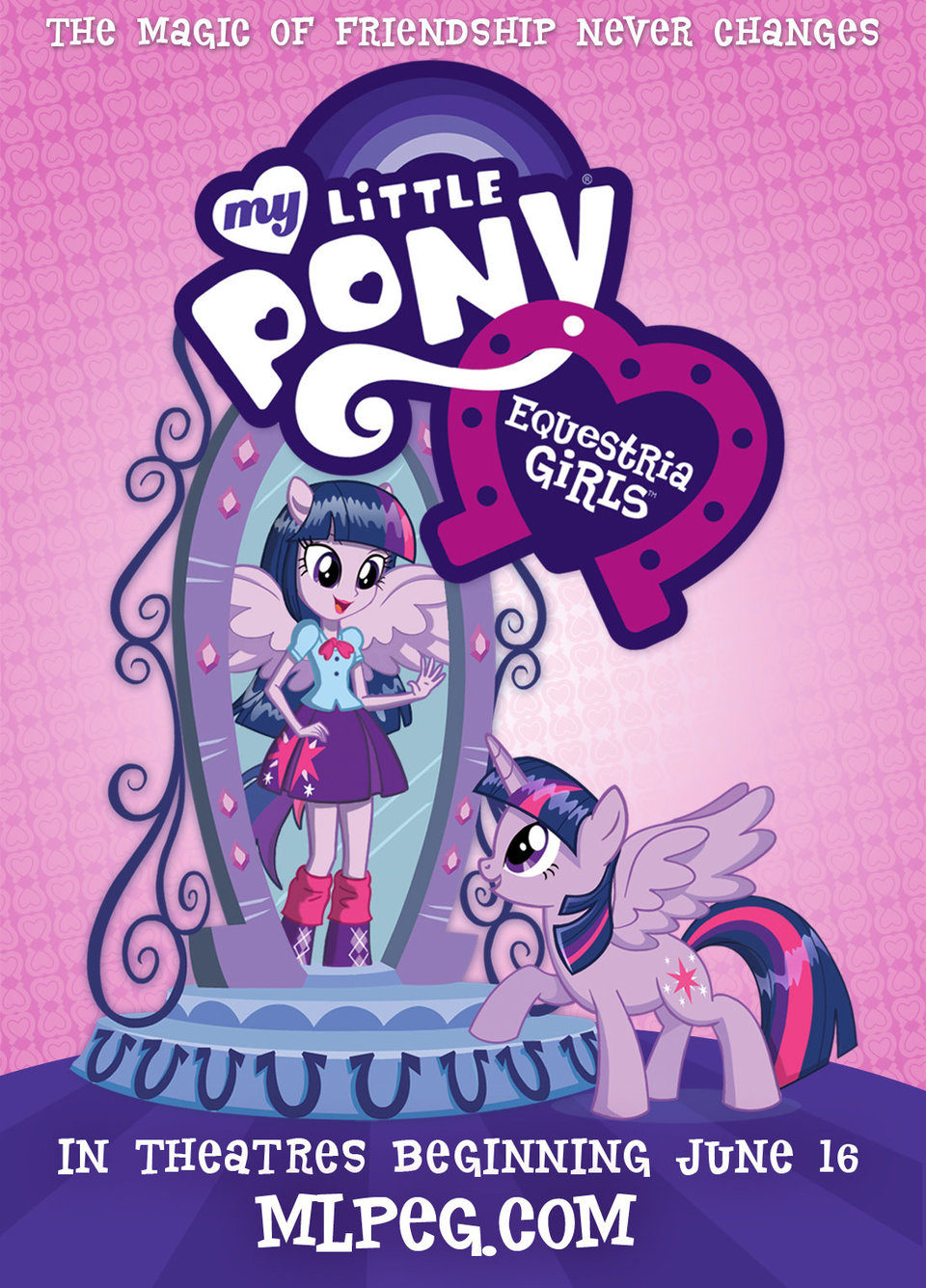 Cartel de My Little Pony: Equestria Girls - EEUU