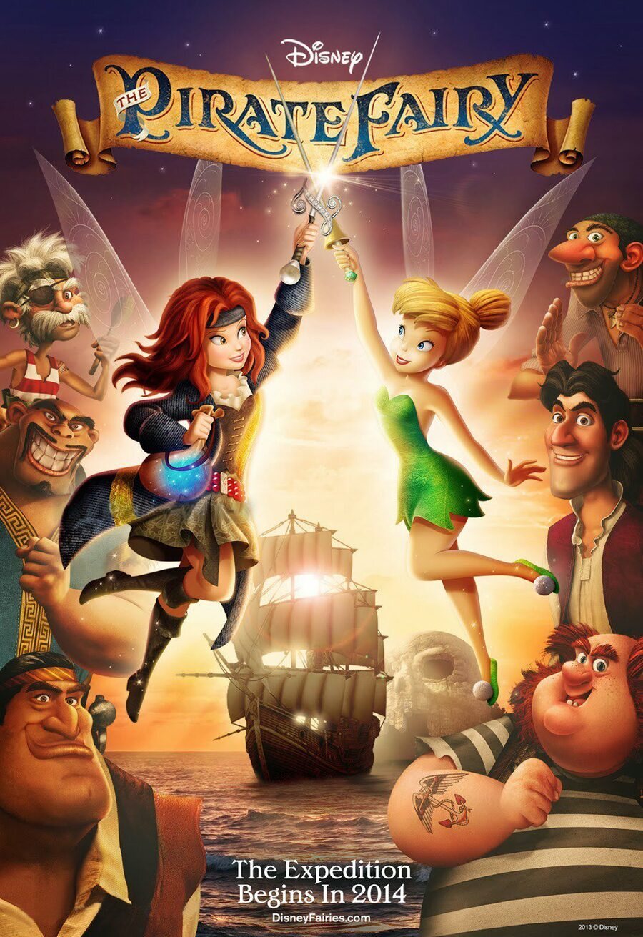 Cartel de Campanilla, hadas y piratas - EEUU