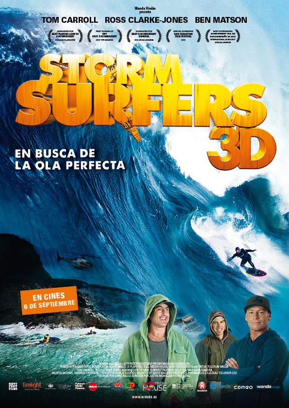 Cartel de Storm Surfers 3D - España