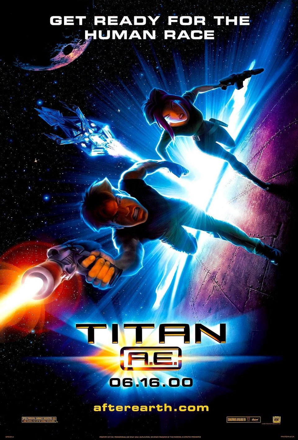 Cartel de Titan A.E. - Estados Unidos