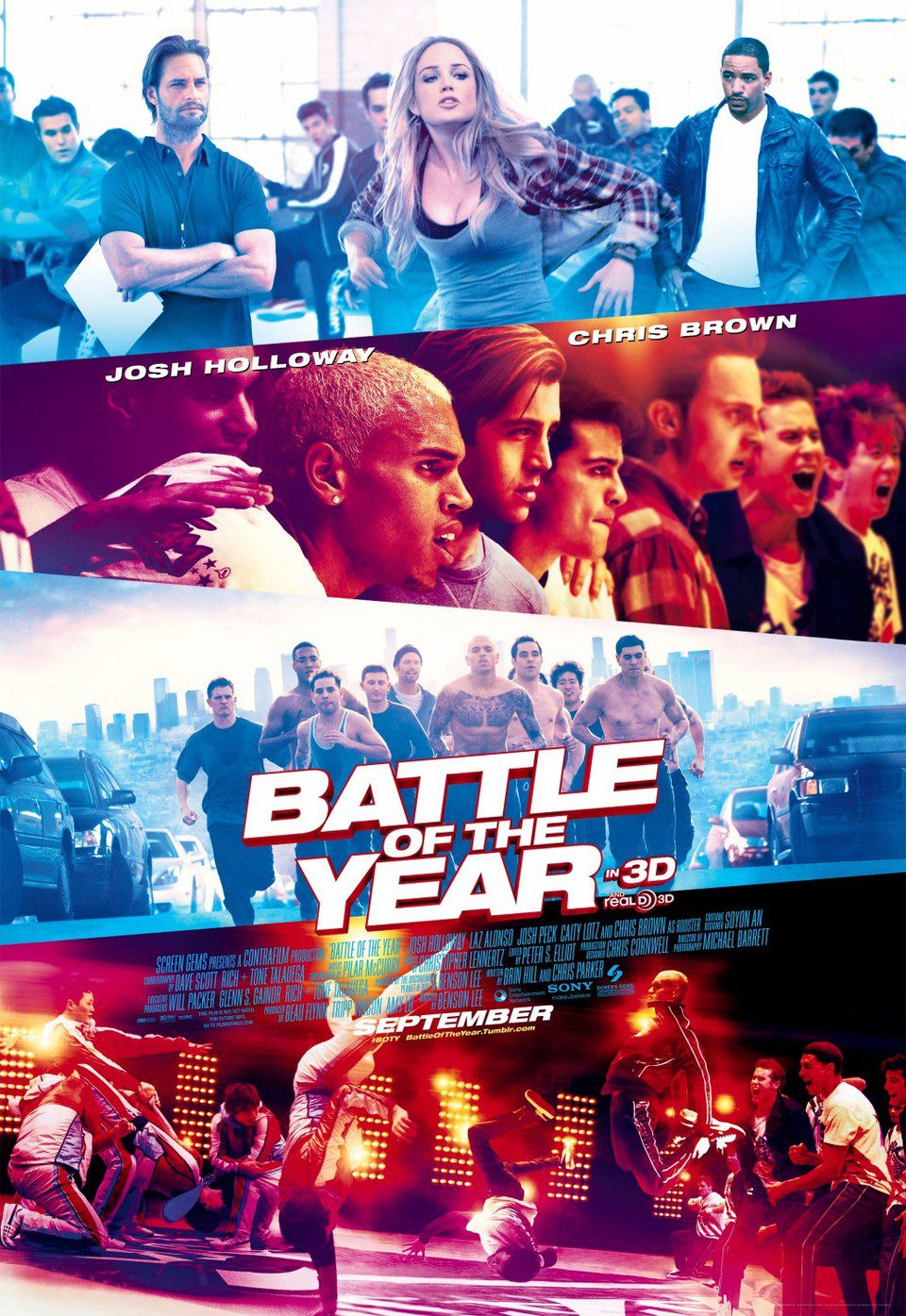 Cartel de La batalla del año - EEUU