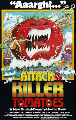 Cartel de El ataque de los tomates asesinos