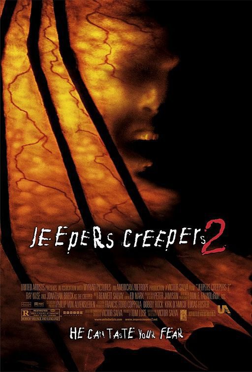 Cartel de Jeepers Creepers 2 - Estados Unidos