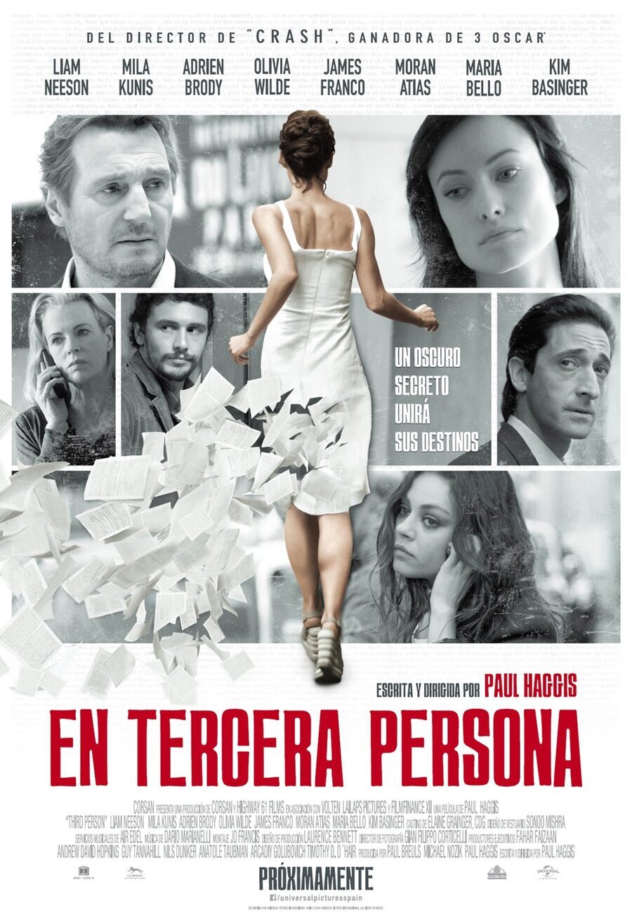 Cartel de En tercera persona - España