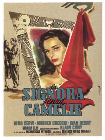 Cartel de La señora sin camelias - Italia