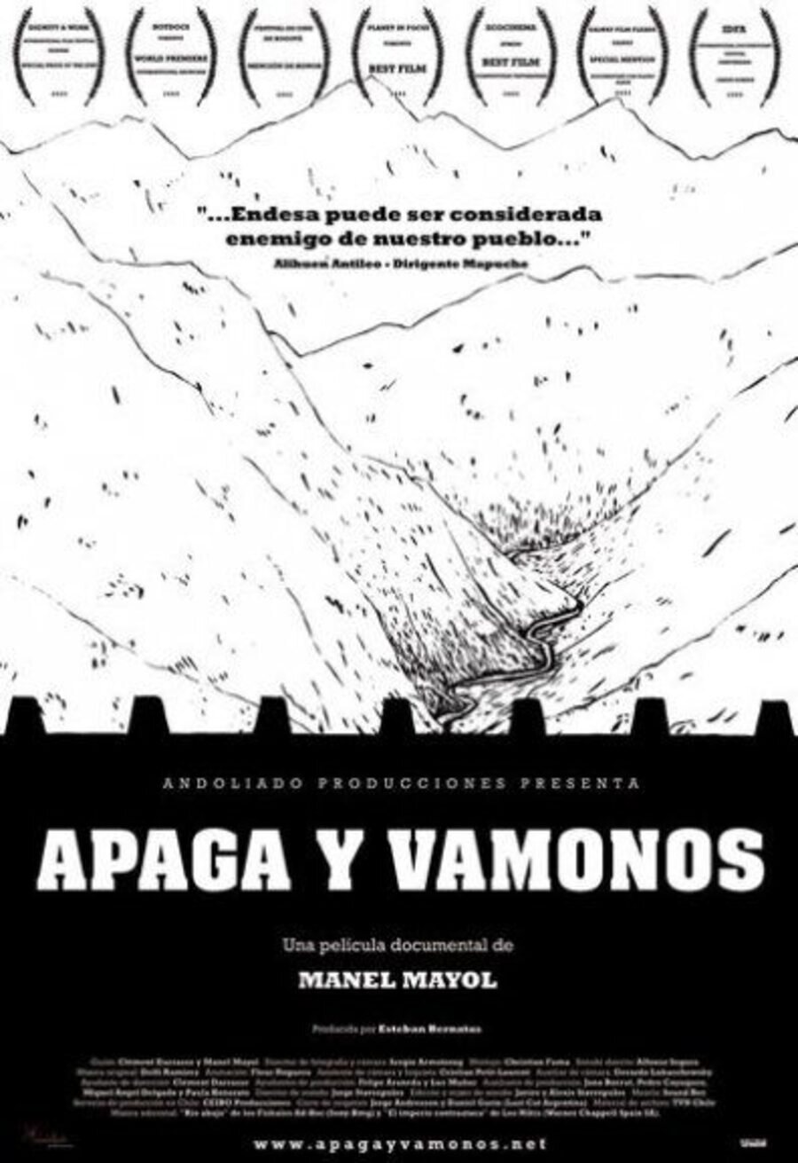 Cartel de Apaga y vámonos - España