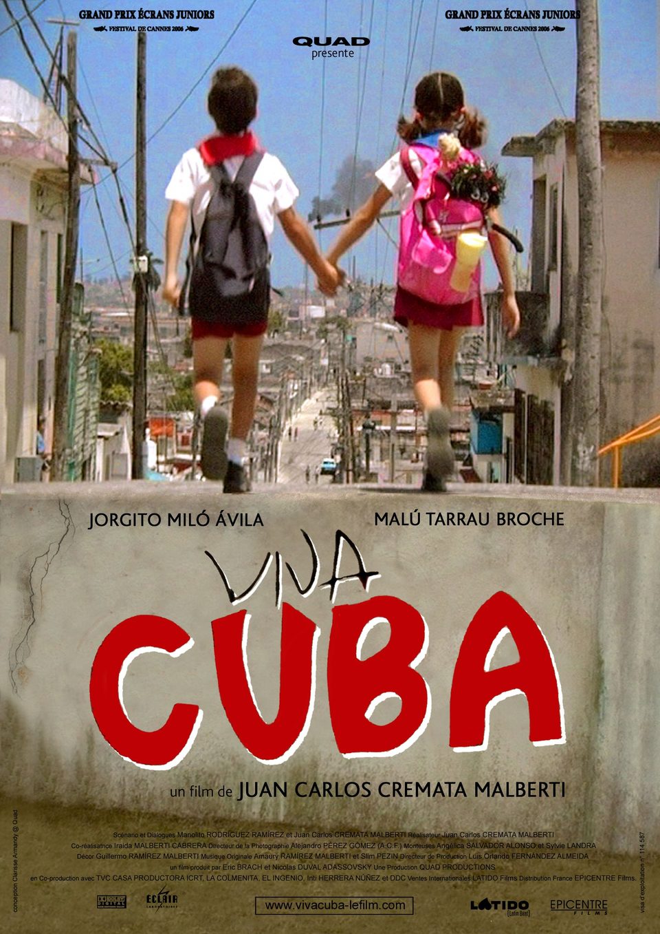Cartel de Viva Cuba - Francia