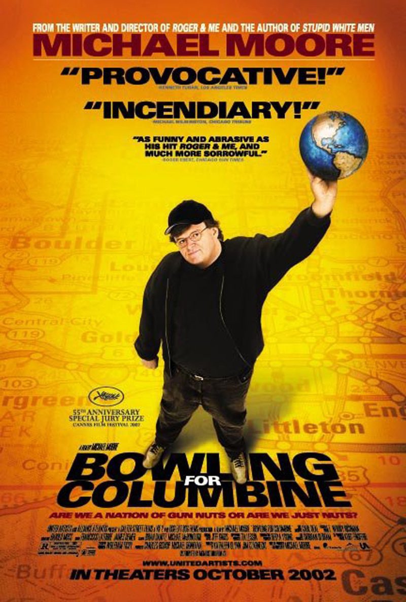 Cartel de Bowling for Columbine - Estados Unidos