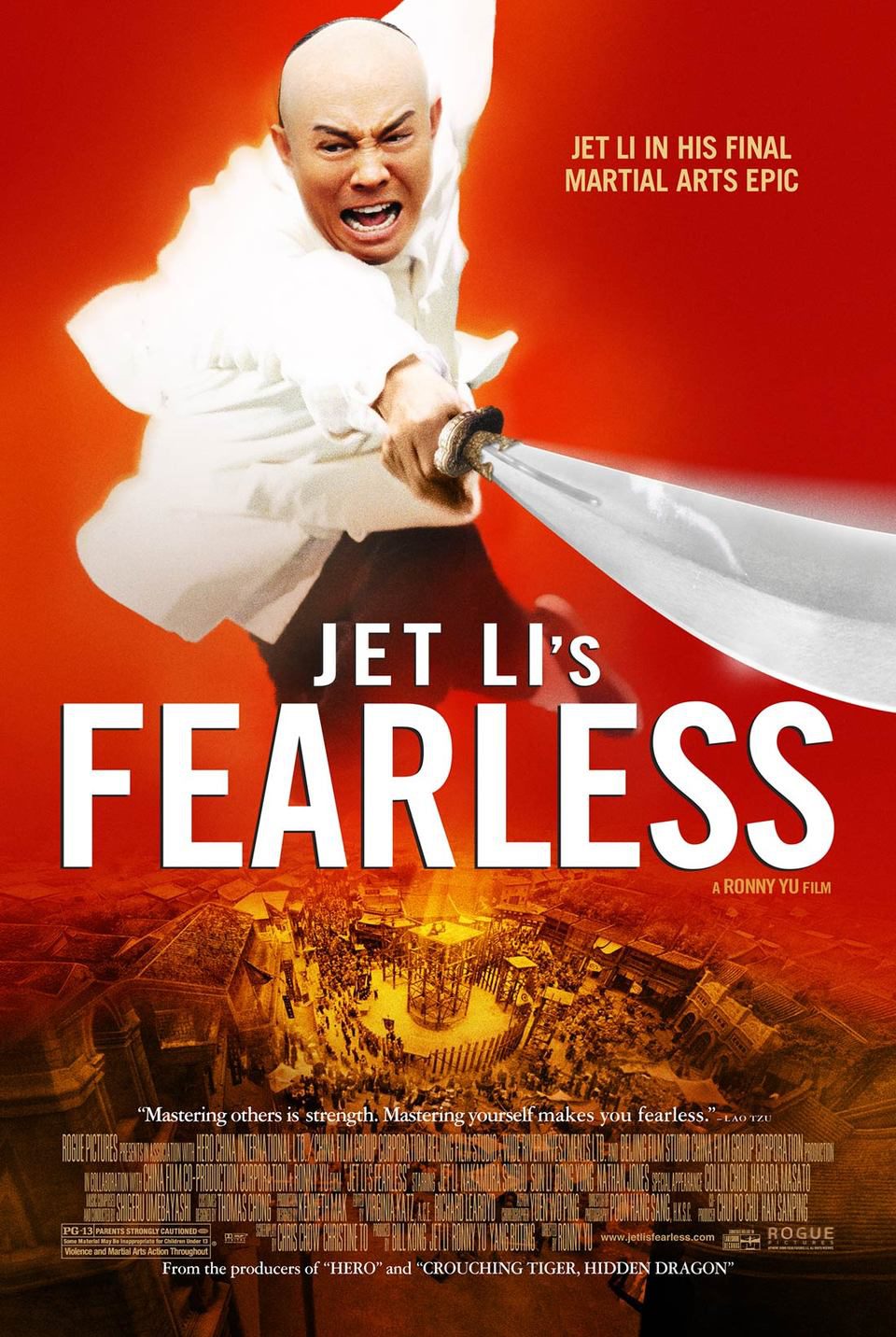 Cartel de Fearless - Sin miedo - Estados Unidos