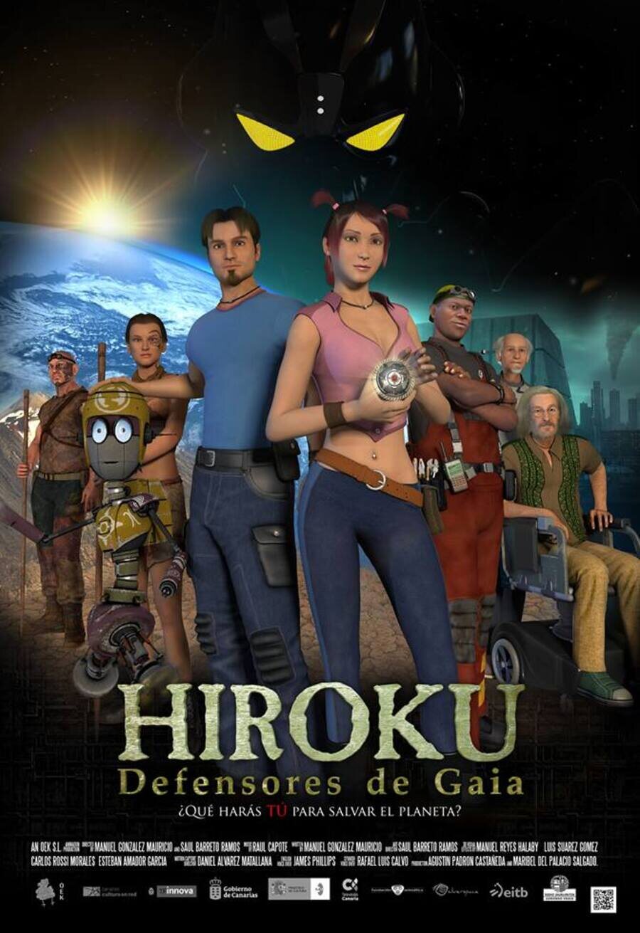 Cartel de Hiroku: Defensores de Gaia - España