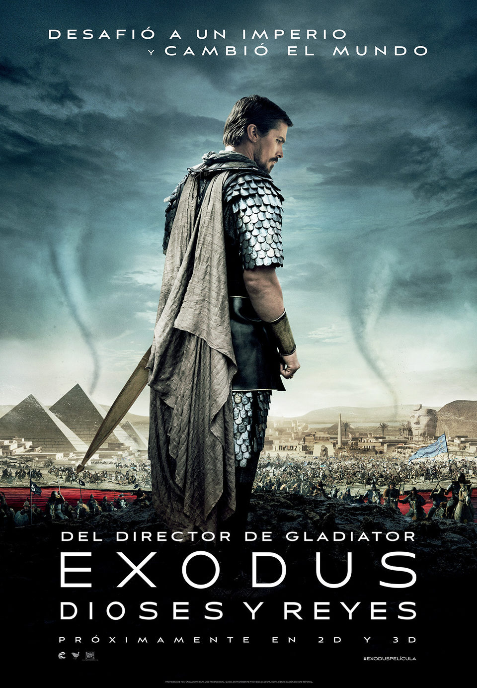 Cartel de Exodus: Dioses y reyes - España 2