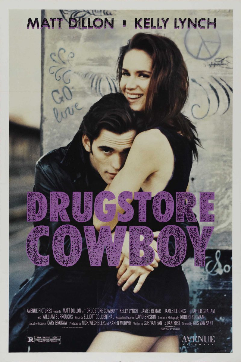 Cartel de Drugstore Cowboy - Estados Unidos