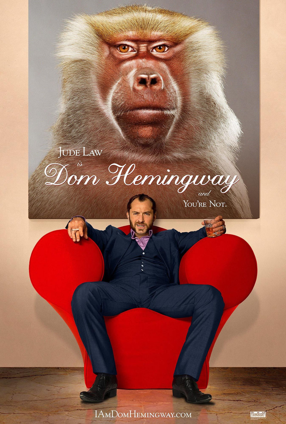 Cartel de Dom Hemingway - Teaser Poster EE.UU