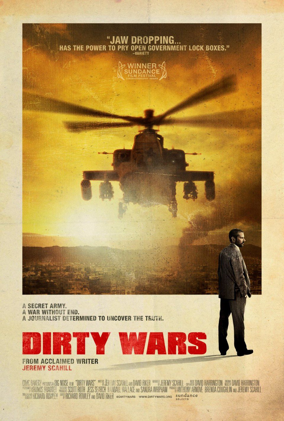 Cartel de Guerras sucias (Dirty Wars) - EEUU