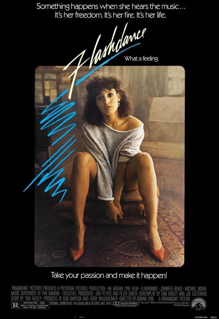 Cartel de Flashdance - Estados Unidos