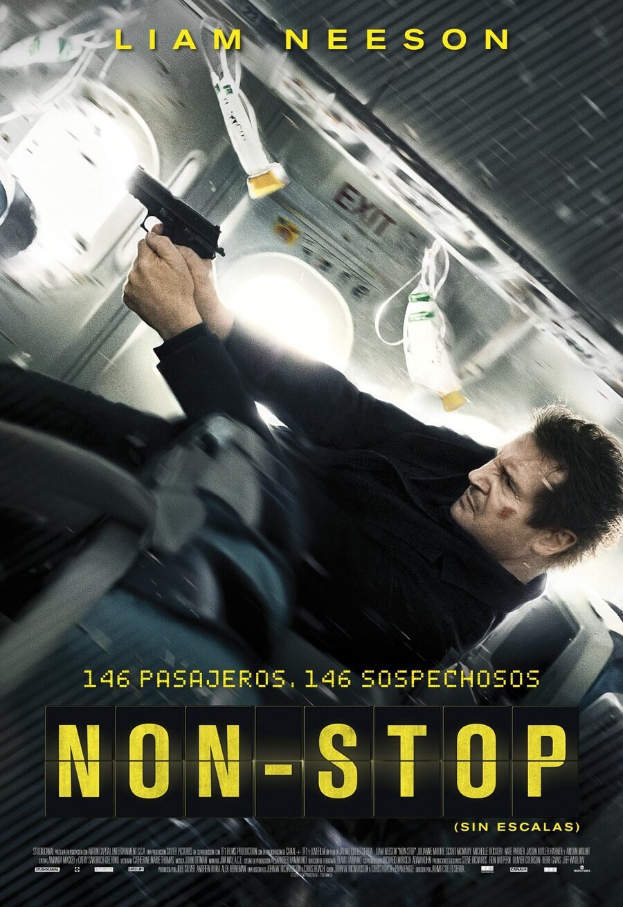 Cartel de Non-Stop (Sin escalas) - España