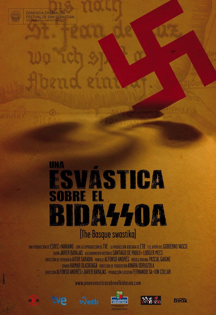 Cartel de Una esvástica sobre el Bidasoa - España