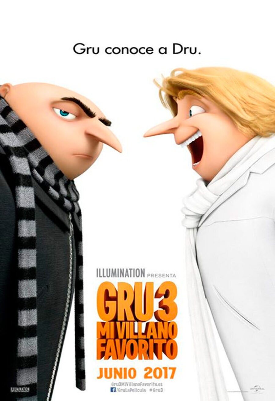 Cartel de Gru 3. Mi villano favorito - Póster español