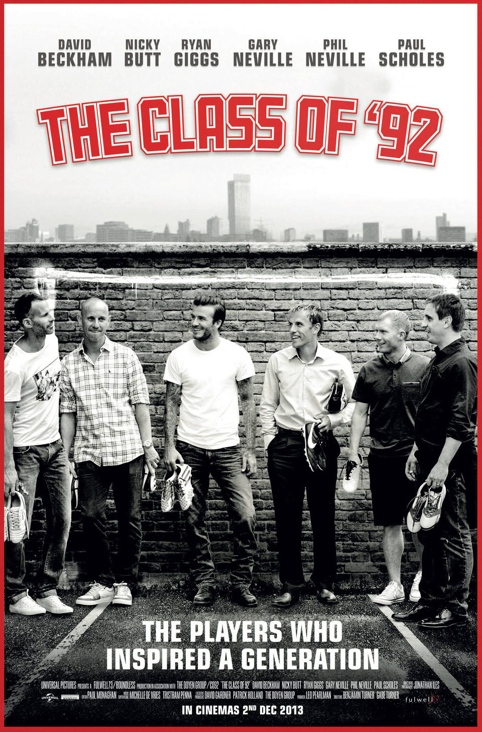 Cartel de The Class of '92 - Reino Unido