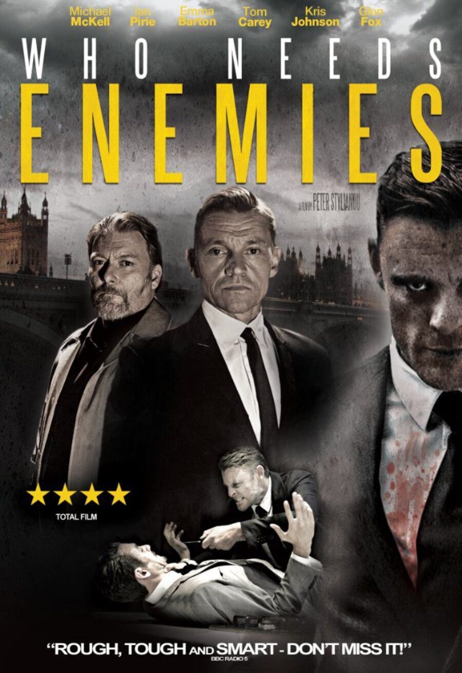 Cartel de Who Needs Enemies - Reino Unido