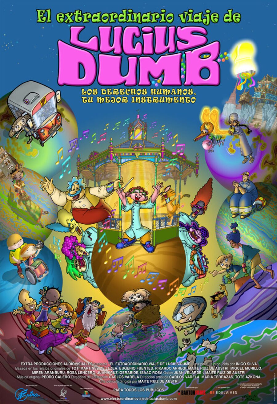 Cartel de El extraordinario viaje de Lucius Dumb - España