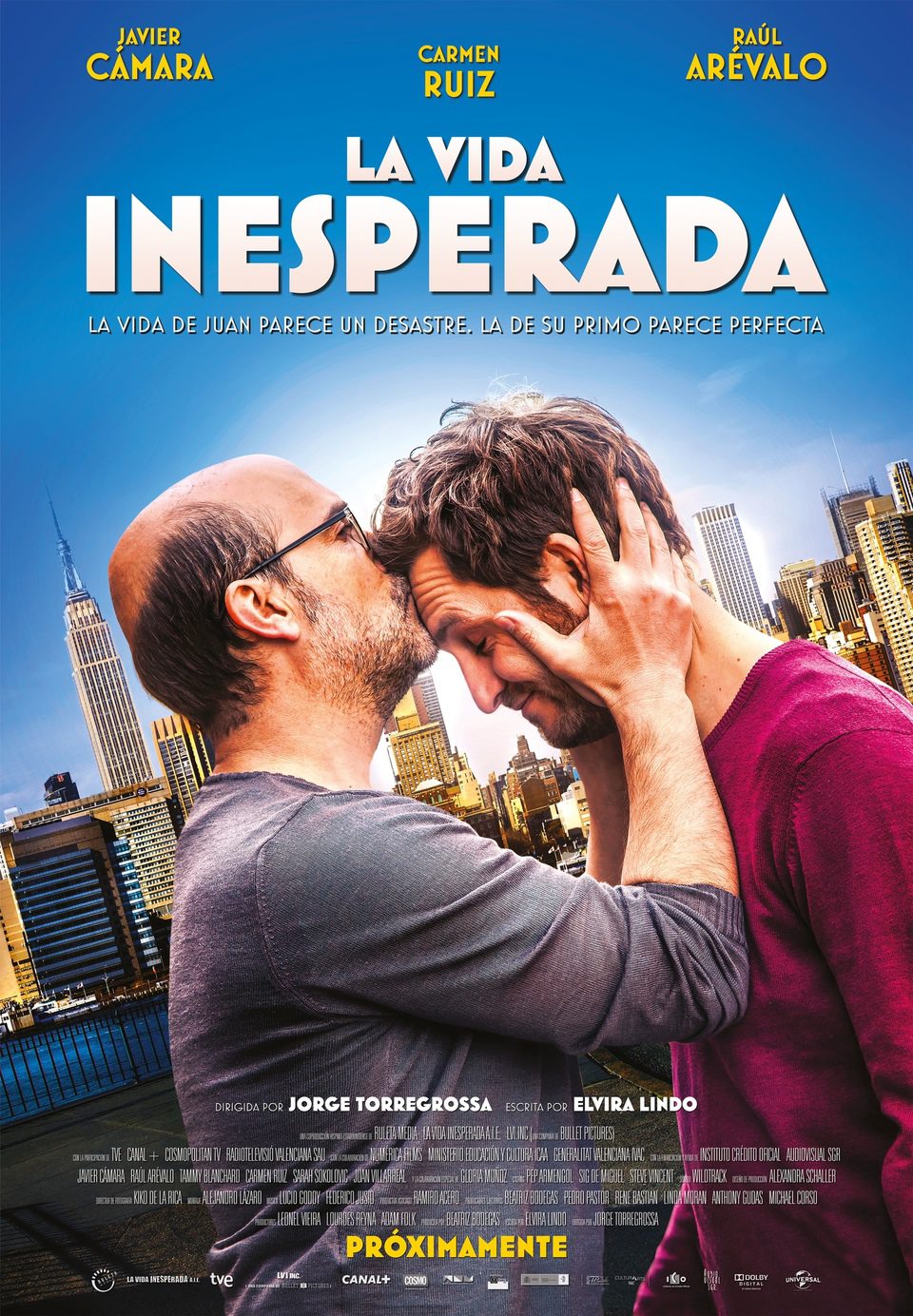 Cartel de La vida inesperada - España