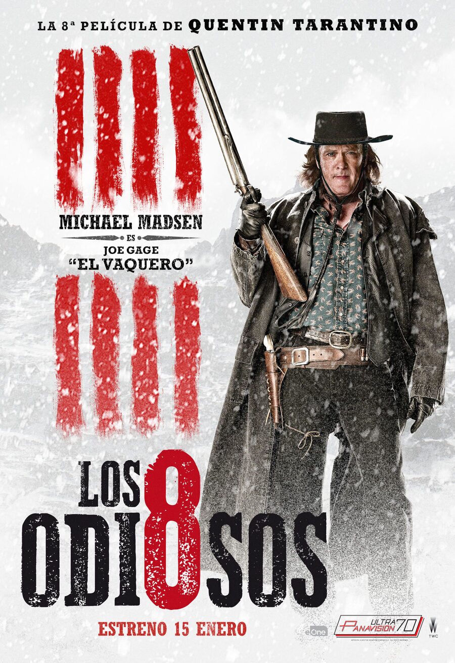 Cartel de Los odiosos ocho - España