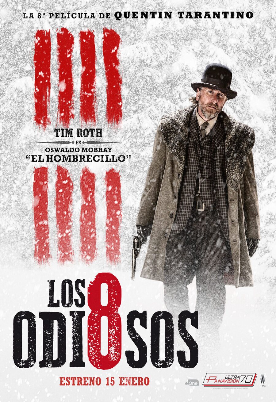 Cartel de Los odiosos ocho - España