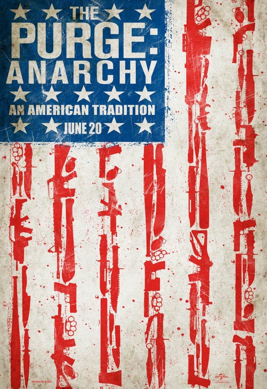 Cartel de Anarchy: La noche de las bestias - Teaser EEUU