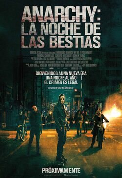 Cartel de Anarchy: La noche de las bestias