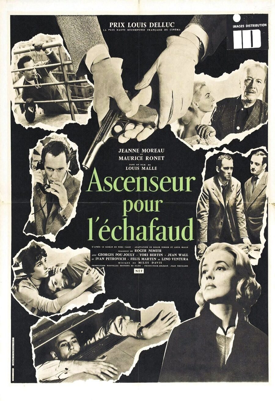 Cartel de Ascensor para el cadalso - Francia