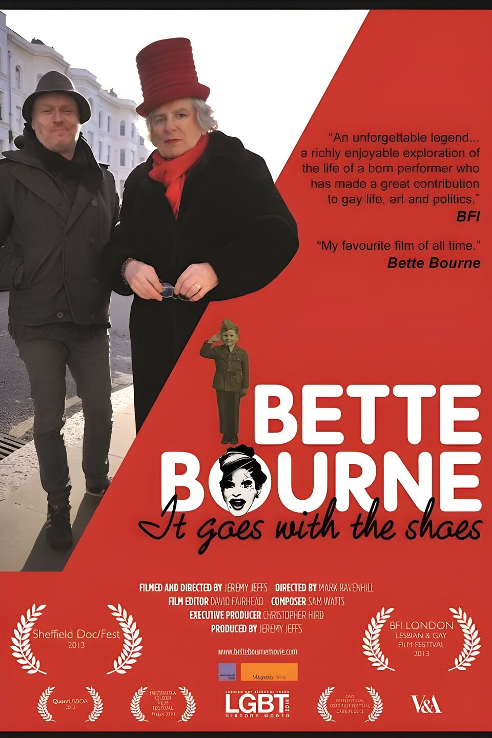 Cartel de Bette Bourne: It Goes with the Shoes - Reino Unido