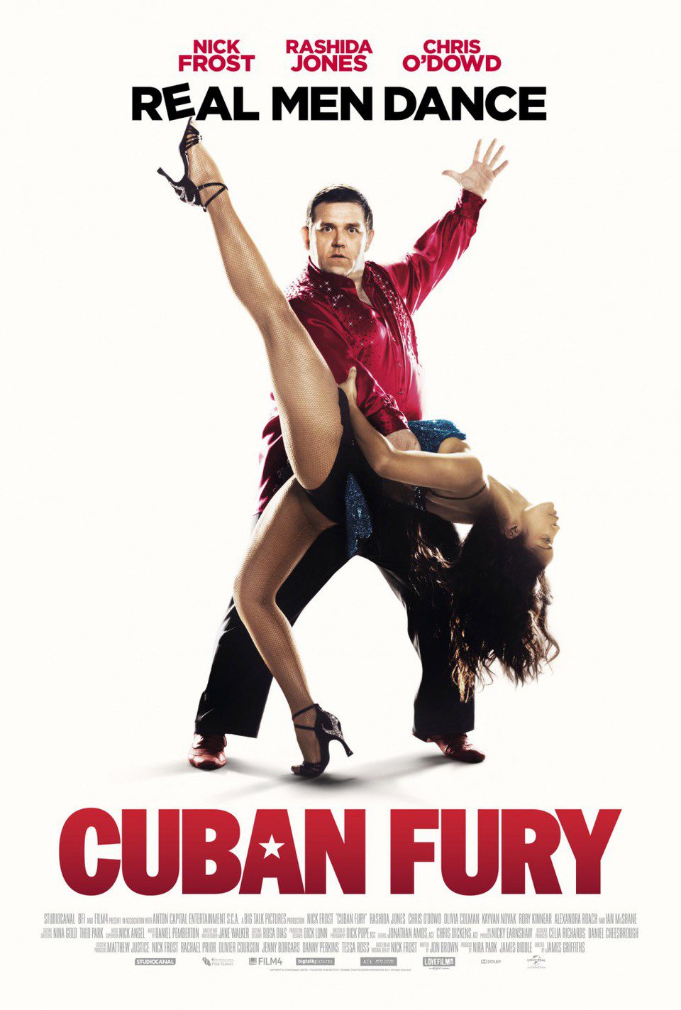 Cartel de Cuban Fury - EEUU