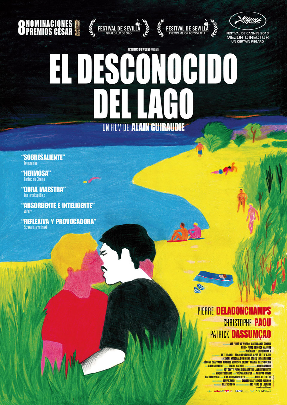 Cartel España de 'El desconocido del lago'