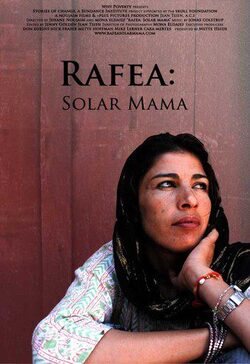 Cartel de Rafea y el sol